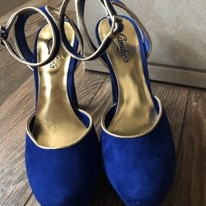 Royal blue Candies heels